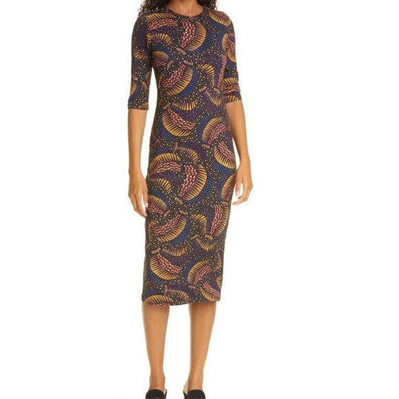 FARM Rio Dresses & Skirts - FARM Rio Multicolor Patterned Midi Dress